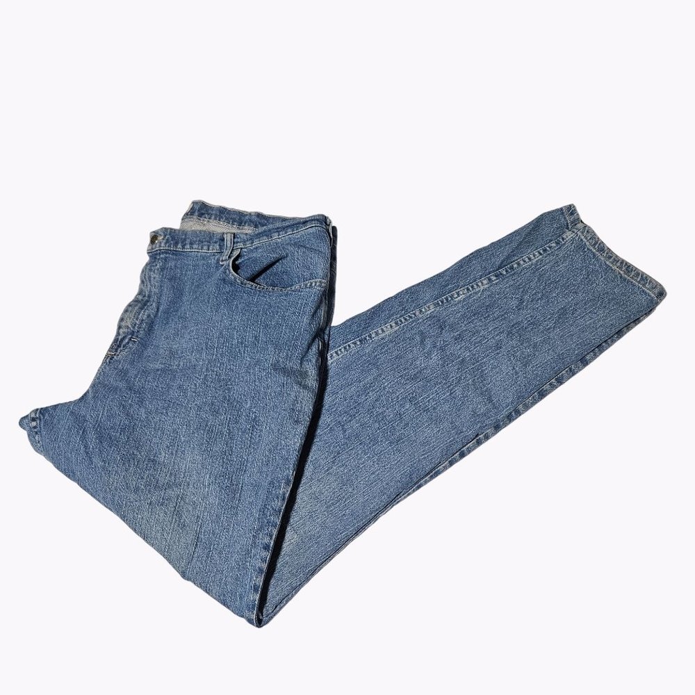 Riders Relaxed Jeans Womens Size 22W Straight High Rise Light Wash Denim Pants